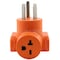 Ac Works Plug Adapter, 6-20R, 10-30P, 6-20P, 10-30P, 0 ft., Orange AD1030620 - alternate 6
